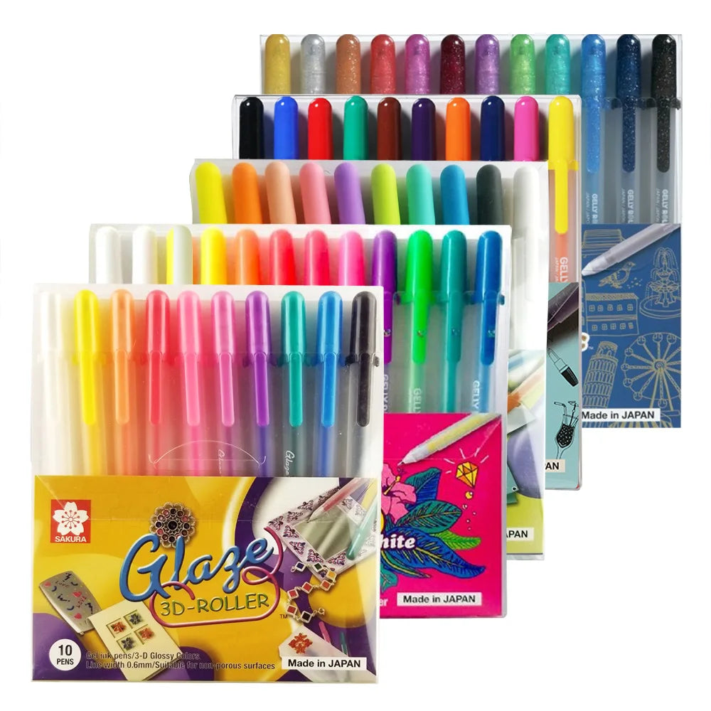 Gelly Pen Sets 3D