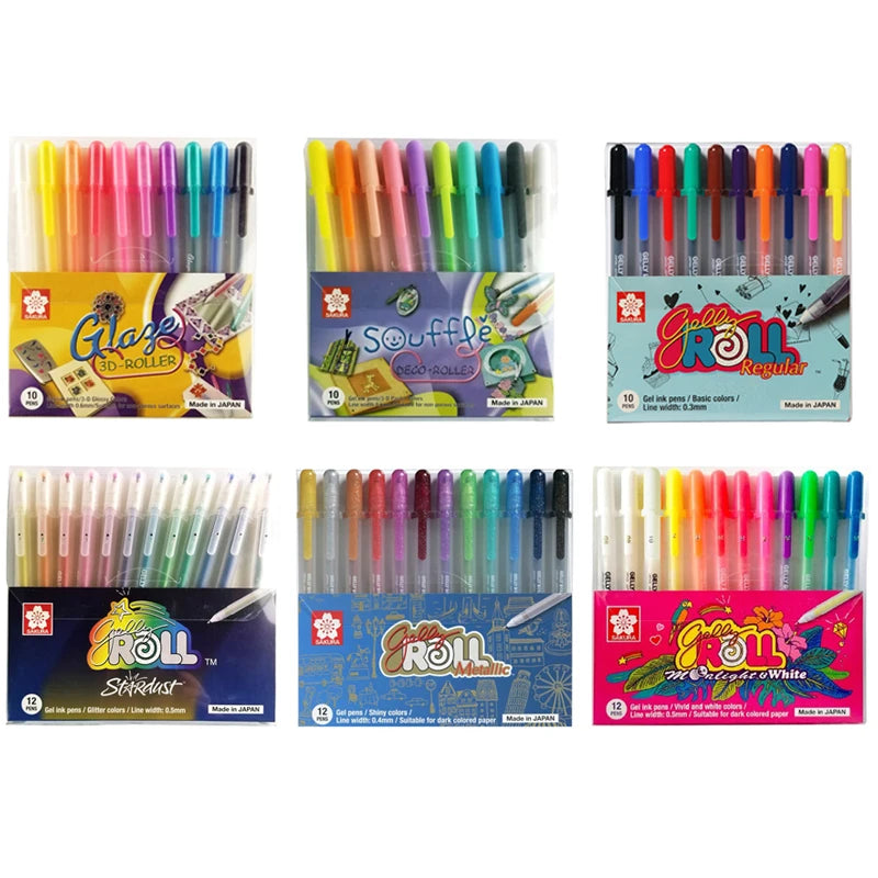 Gelly Pen Sets 3D