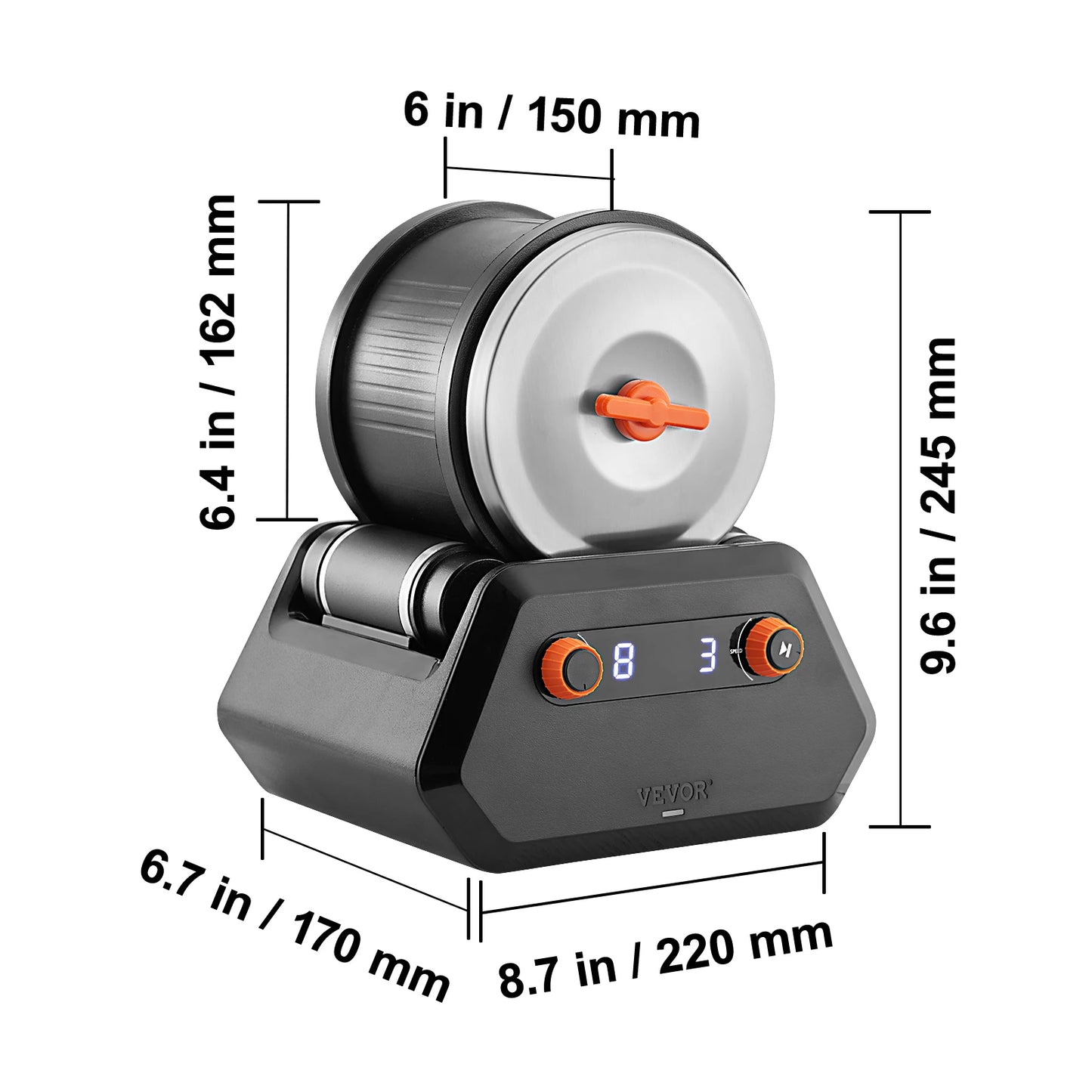 VEVOR Professional Rock Tumbler