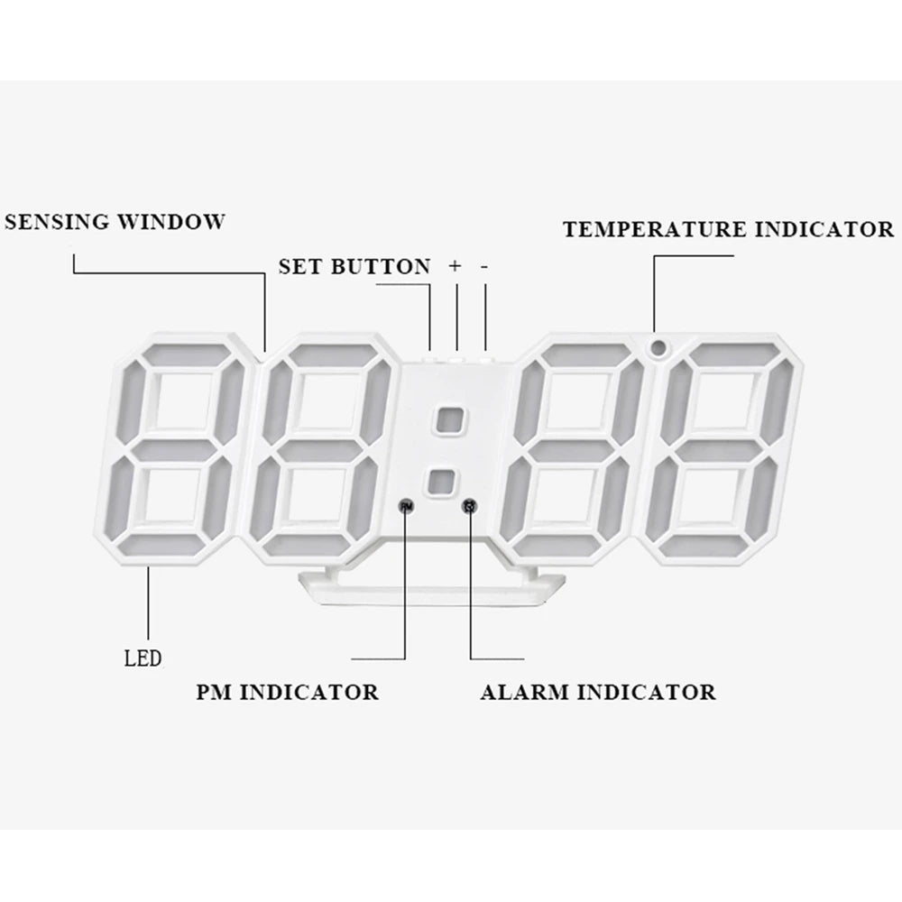 Smart 3d Digital Alarm Clock