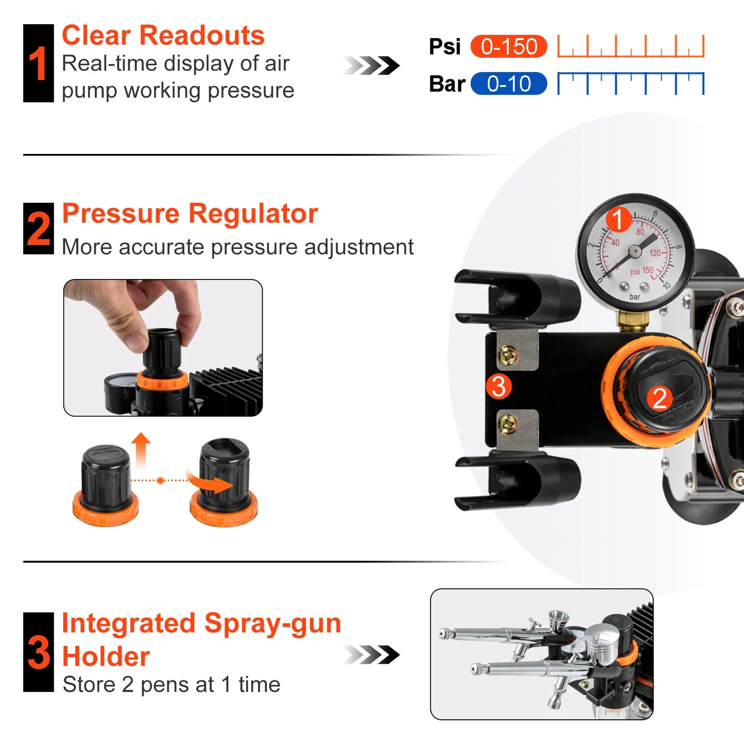 Professional Dual-Action Airbrush Kit